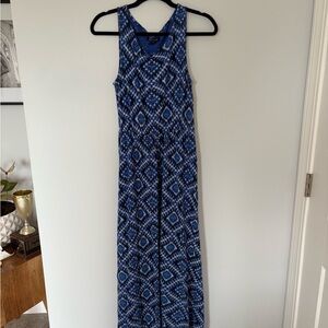 Lucky Brand Blue Patterned Dress